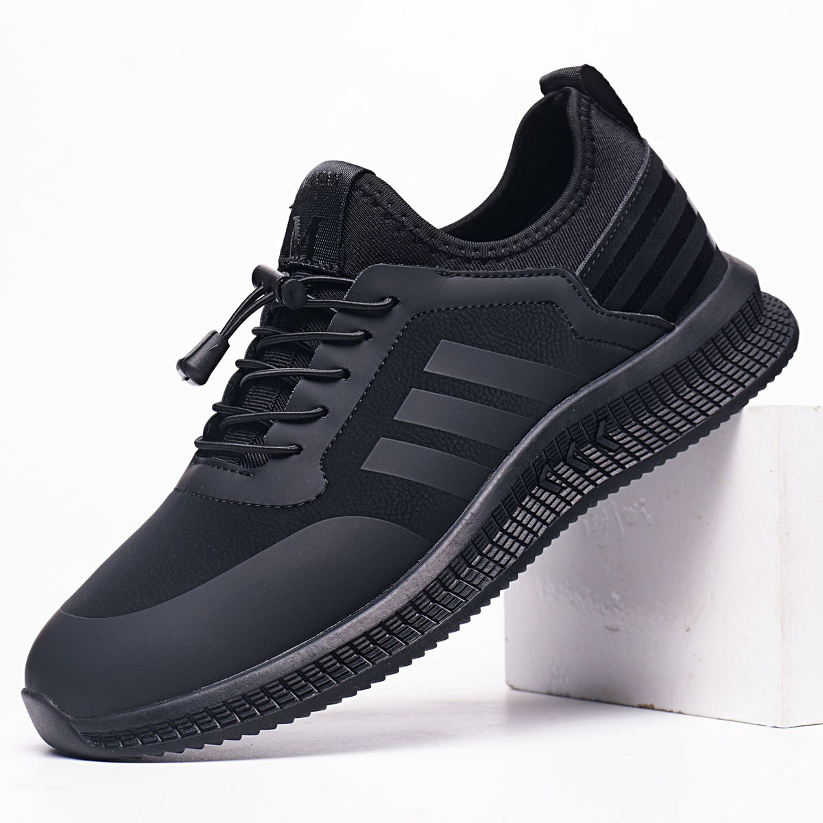 Men's Trendy Mesh Breathable Black Summer Men's Casual Shoes