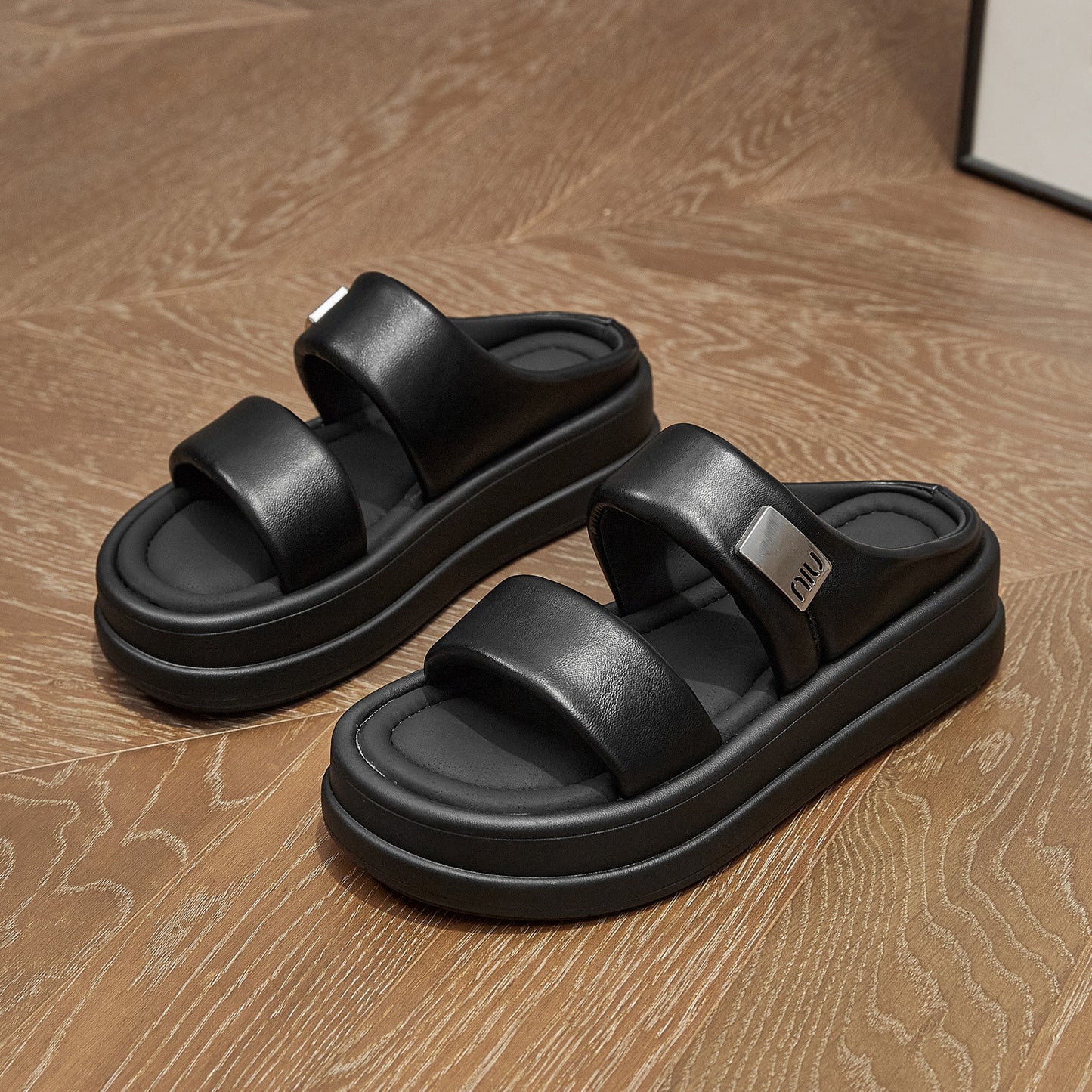 Women's Outdoor Summer Thick Bottom Increased Clouds Slippers