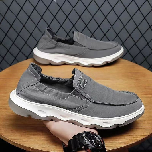 Men's Summer Soft Bottom Slip-on Breathable Comfortable Trendy Canvas Shoes