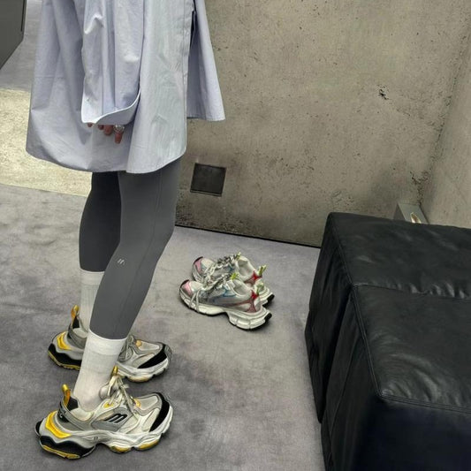Women's & Men's Trendy Thick Bottom Height Increasing Sports Sneakers