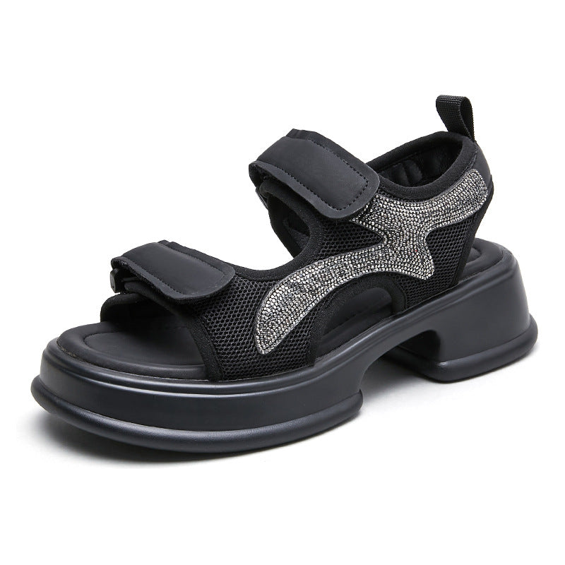 Women's Large Size Widened Fattened Wide Feet Sandals