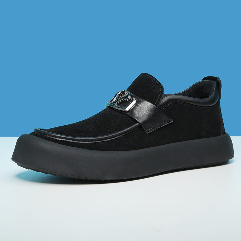 Men's Slouchy Autumn Fashion Suede Slip-on Sneakers