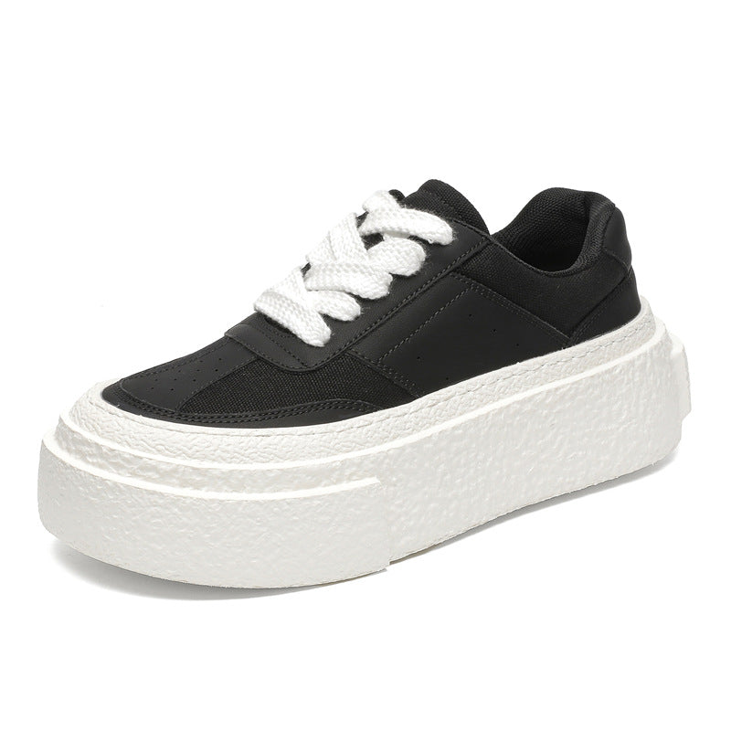 Men's Summer Breathable Thin Mesh Board Thick Sneakers