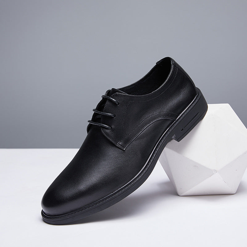 Men's Light Soft Breathable Business Autumn Genuine Leather Shoes