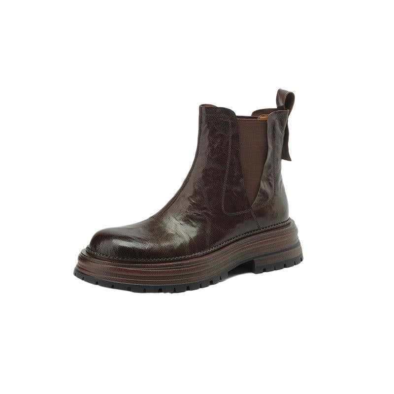 Women's Size Fashion Absolute Thick Bottom Smoke Boots