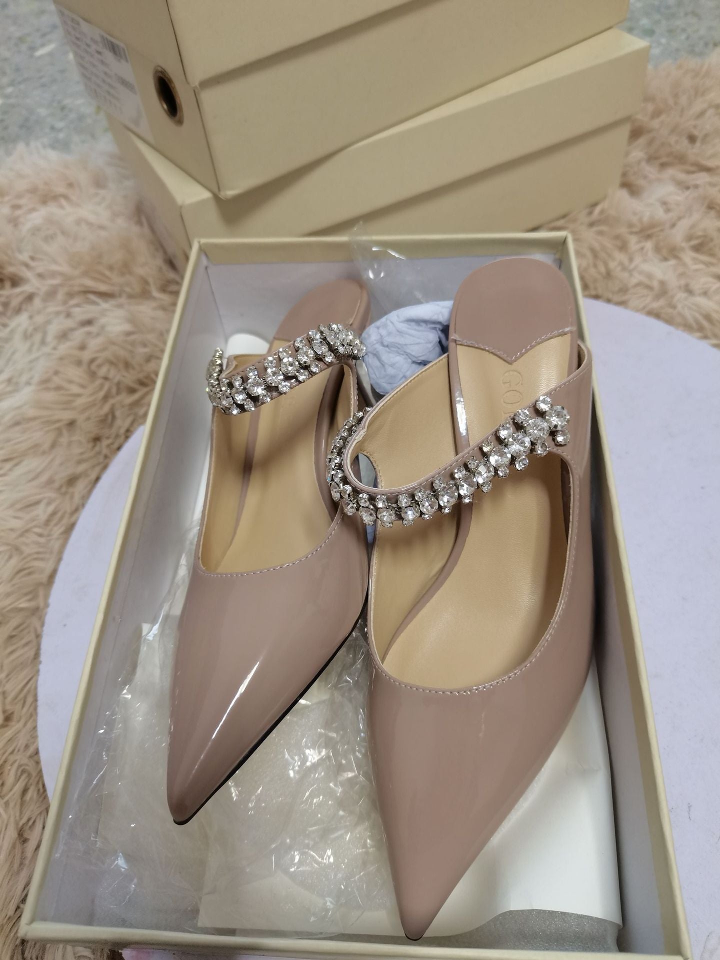 Women's Winter Bridal Wedding Dress Two-way Wear Heels