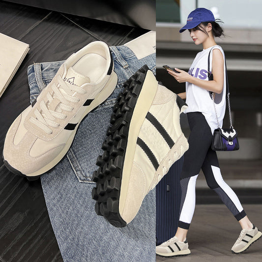 Women's Small Thick Bottom Height Increasing Breathable Sneakers