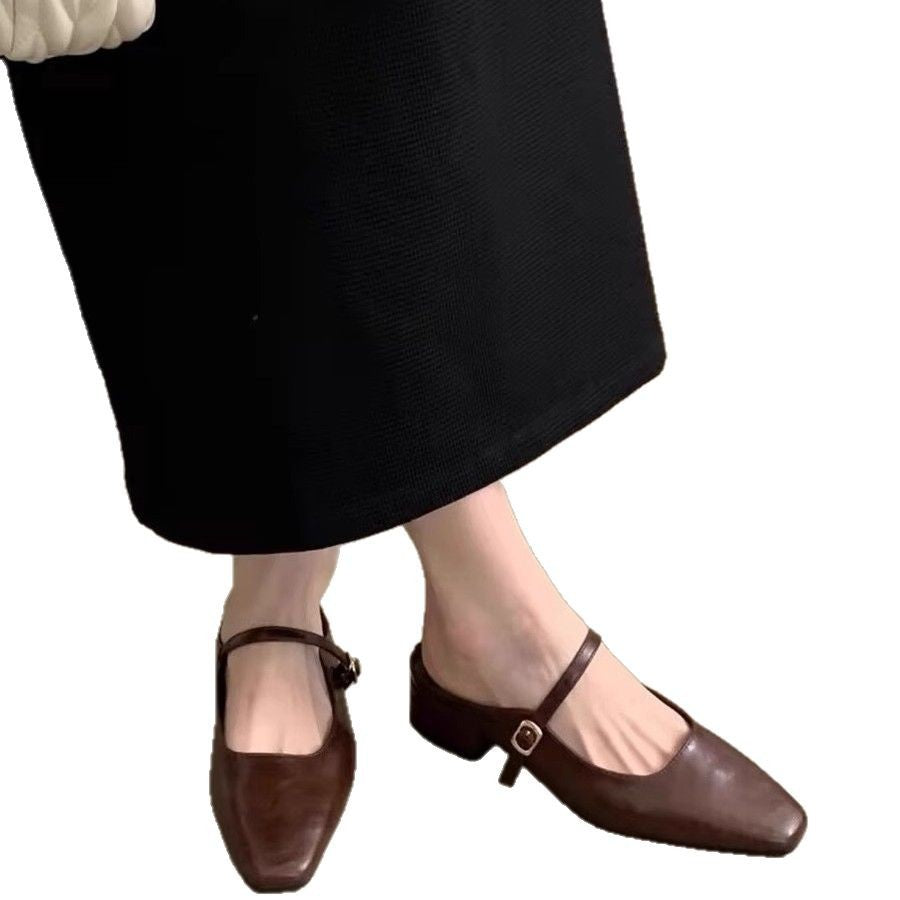 Women's Half Summer Outdoor Wear Korean Style Slippers