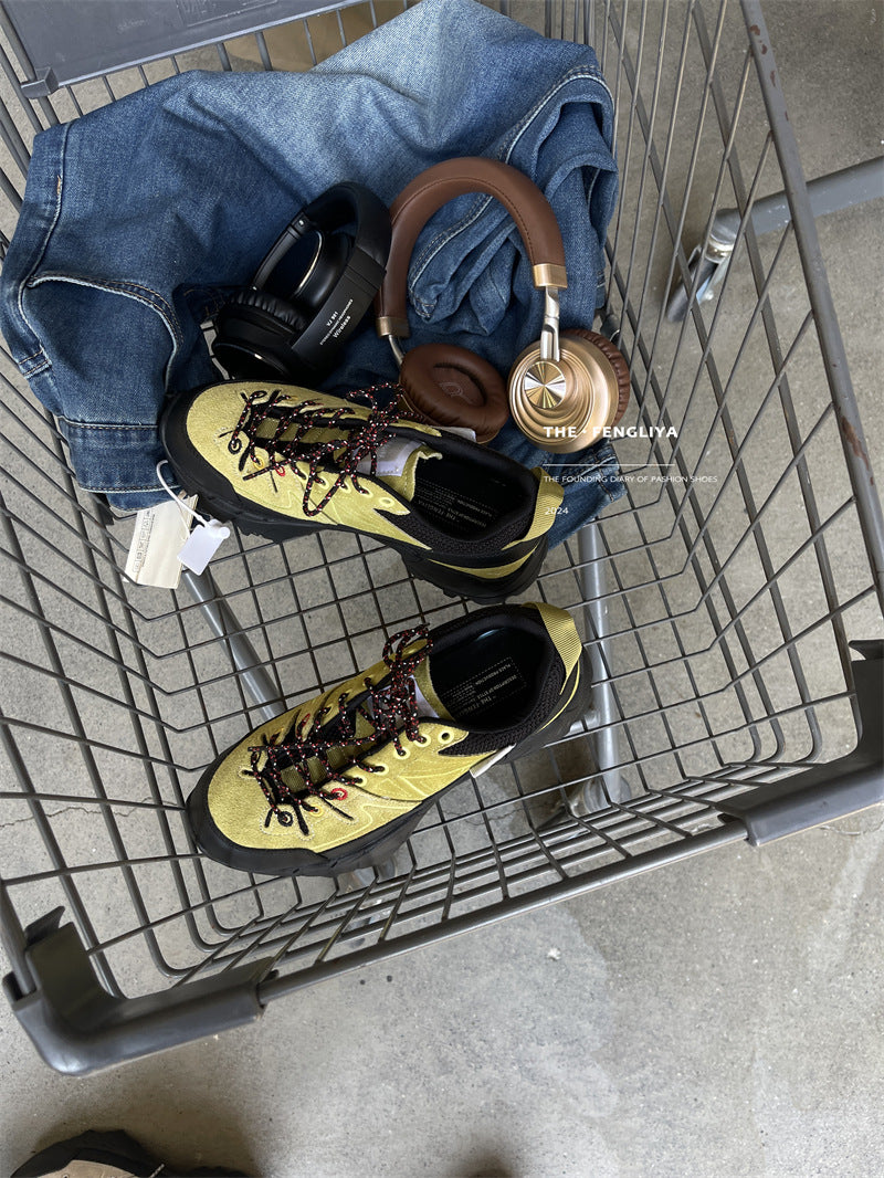 Ugly Adorable With Hiking Round Head Autumn Casual Shoes