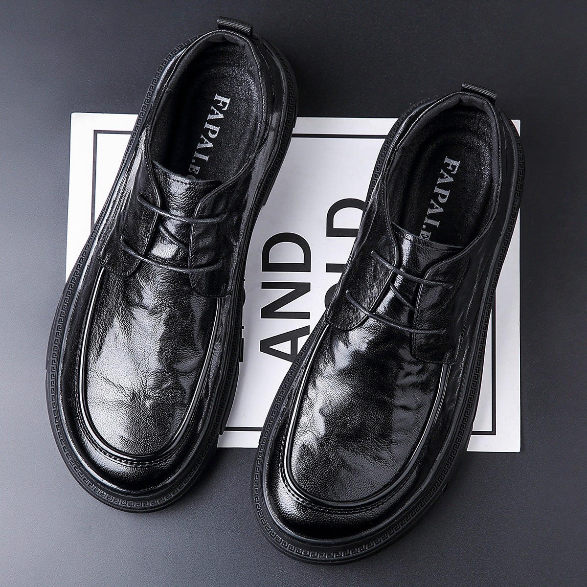 Men's Business High-grade Genuine Formal Commuter British Leather Shoes