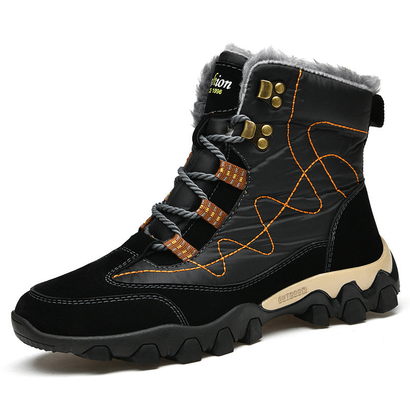 Men's Winter Veet Warm Cotton Thickened Northeast Snow Boots