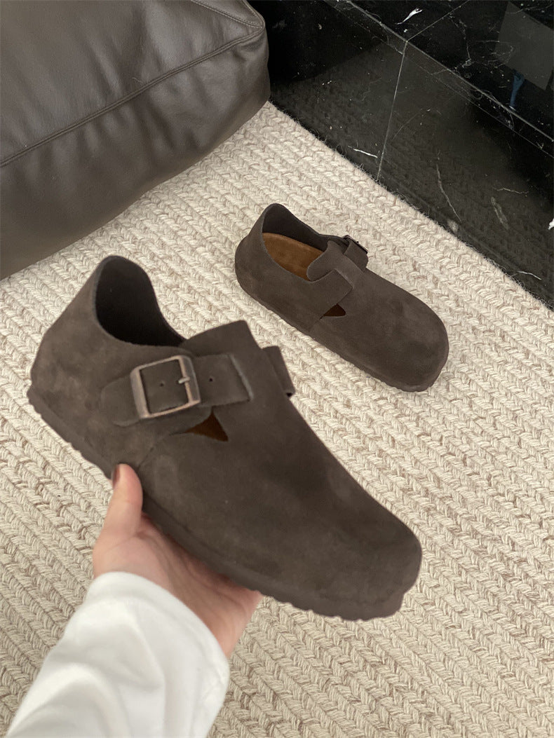 Women's & Men's Mulberry Slope Slip-on Lazy Height Increasing Insole Women's Casual Shoes