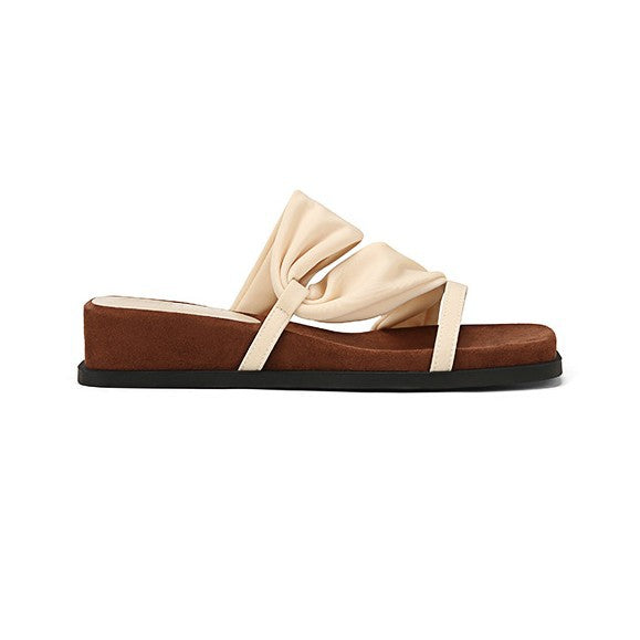 Women's The Bottom Strip Winding Beach Holiday Slippers