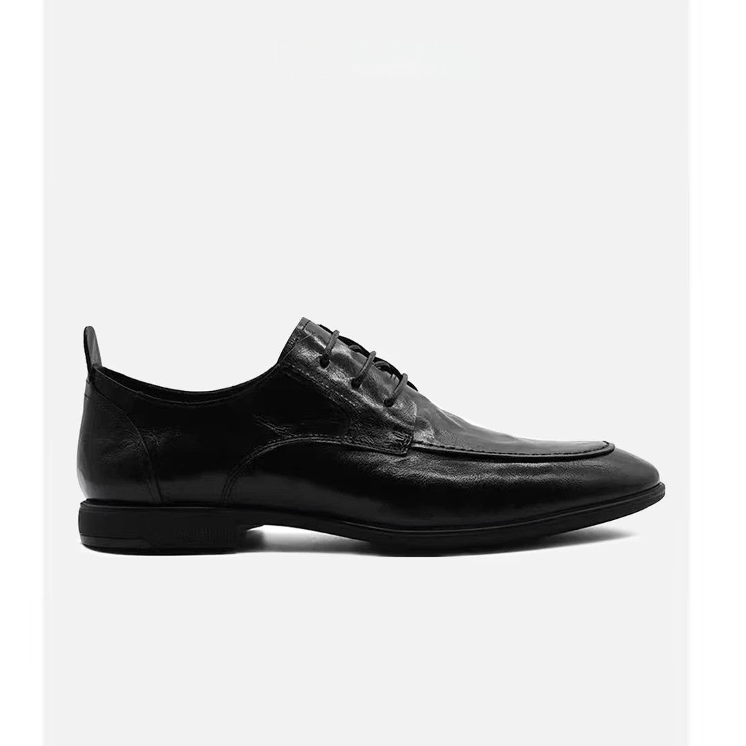 Men's Italian Style Genuine Pointed Slip-on Business Leather Shoes