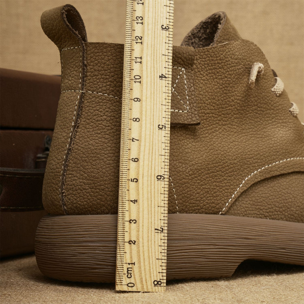 Men's First Layer Cowhide Light Bottom Front Outdoor Men's Casual Leather Shoes