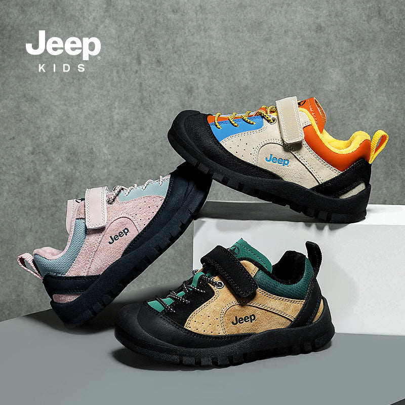 Children's Boy Winter Fleece-lined Two Cotton Soft Kid's Sneakers