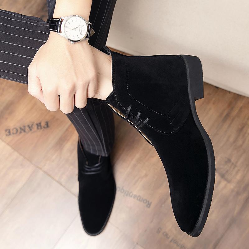 Men's Business Plus Size British Style Vintage Boots