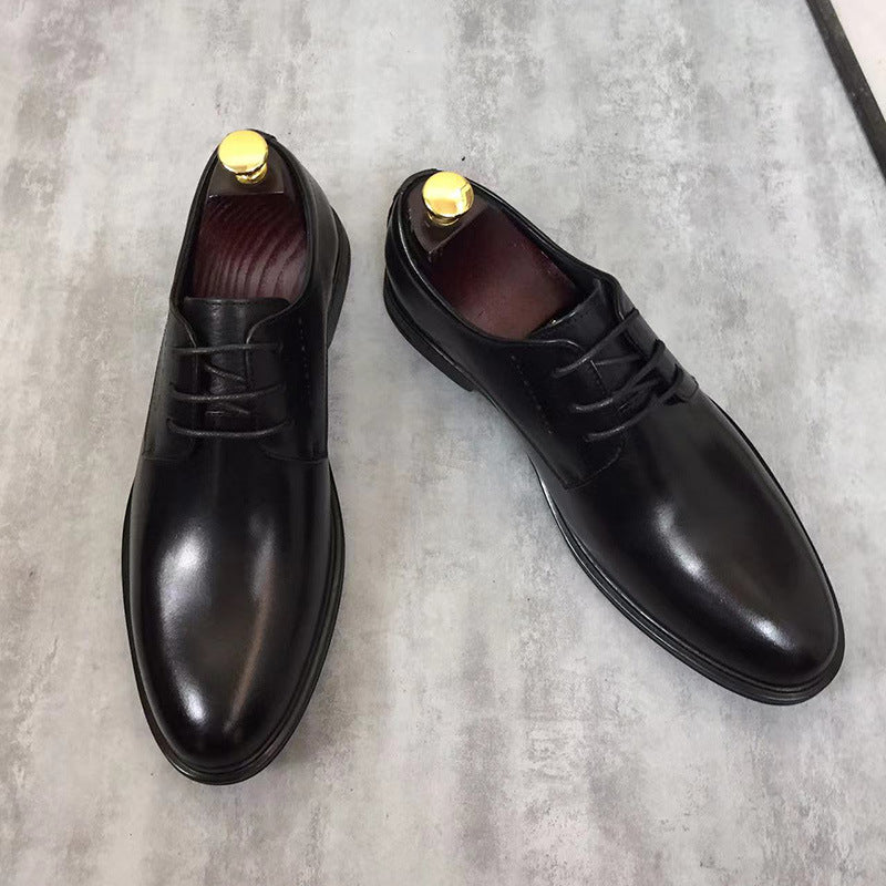Men's Formal Wear Soft Bottom Breathable Wedding Leather Shoes