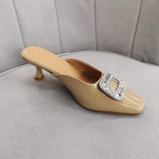 Women's Genuine Limited Sizes Special Offer Square Heels