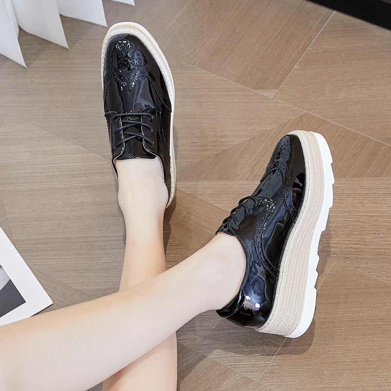 Small Autumn Versatile Height Increasing Leisure Casual Shoes