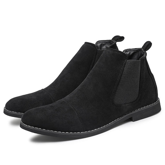 Trendy British Pointed Martin Plus Size Boots
