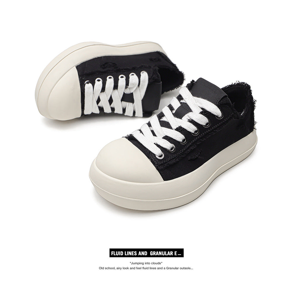 Women's & Men's Platform Sports High Street Couple Big Head Sneakers