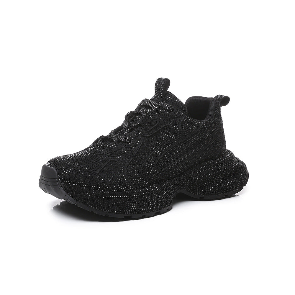 Women's Top Dad Fashionable Thick Bottom High Sneakers