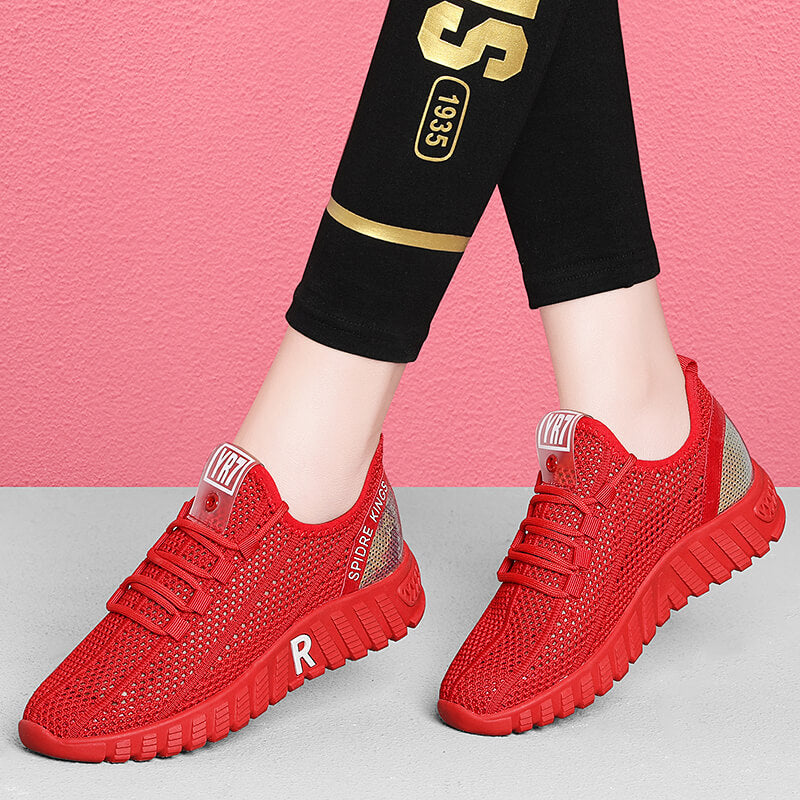 Women's Lightweight Mesh Leisure Soft Bottom Travel Sneakers