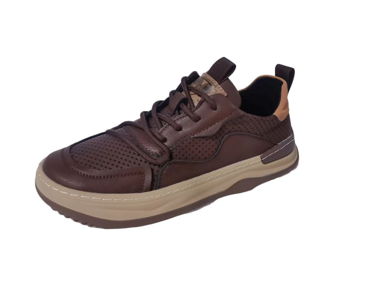 Men's Summer Hole Ventilation Lightweight Trendy Sports Sneakers