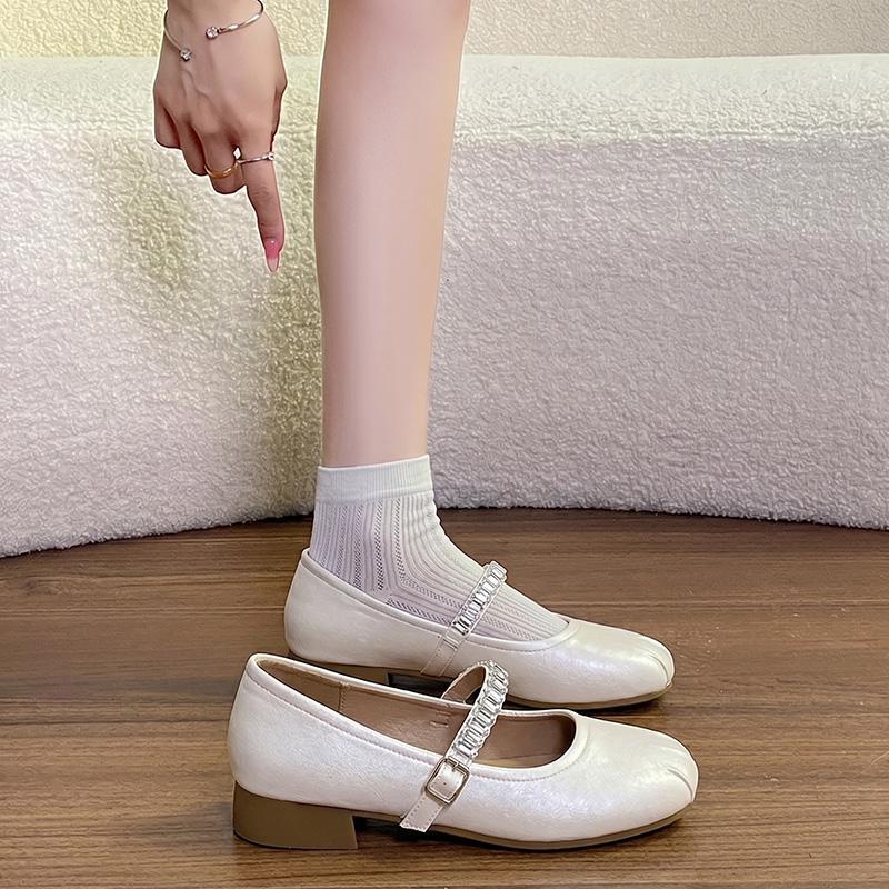 French Chunky Sweet Style Mary Jane Women's Casual Shoes