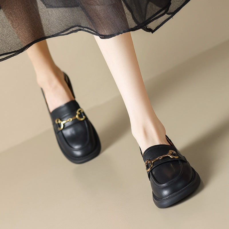 Women's British Style Slip-on Pumps Korean Loafers