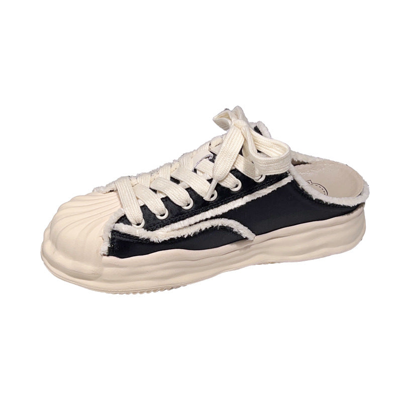 Women's Satin White Raise The Bottom Shell Toe Women's Casual Shoes