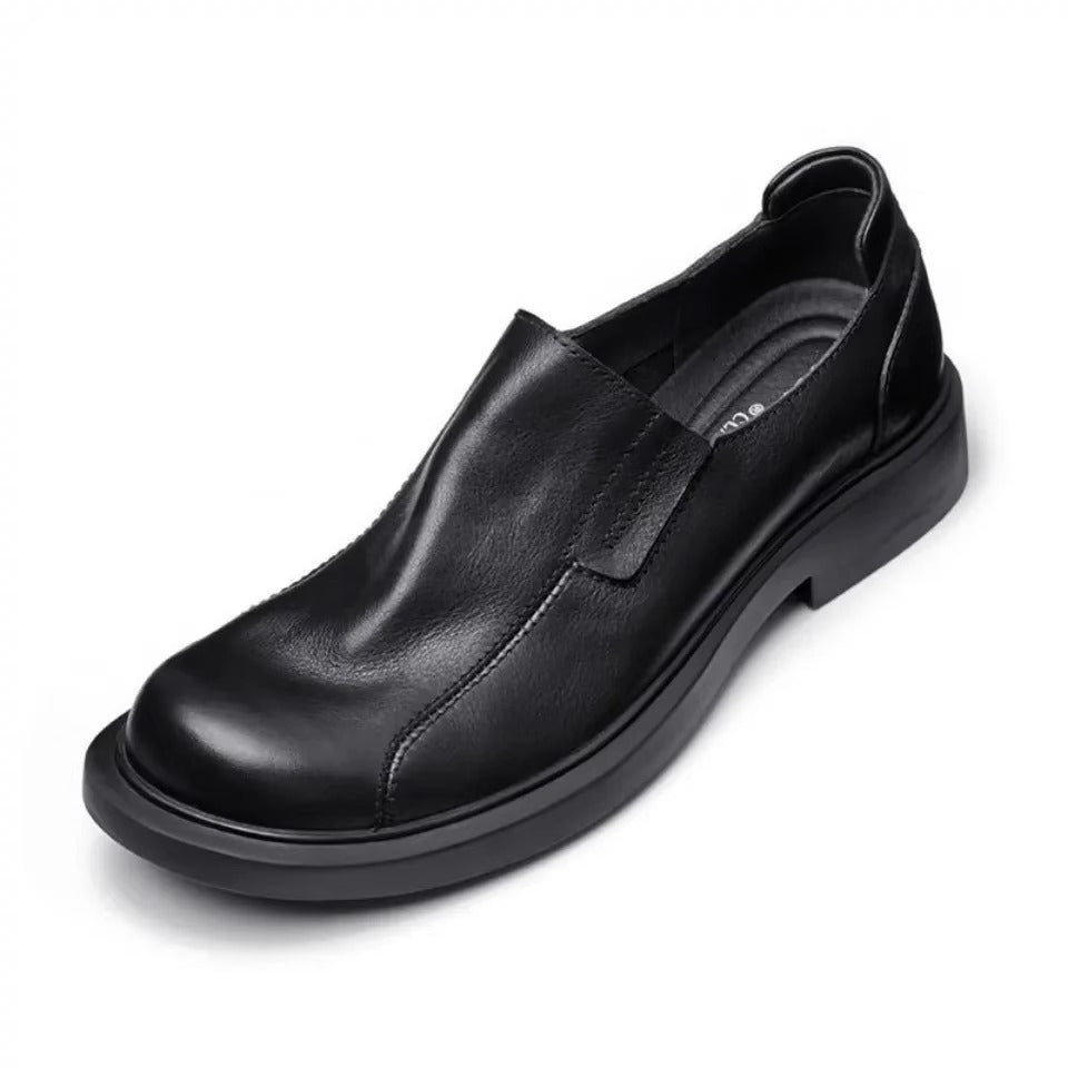 Men's Toe Slip-on Lofter Round Soft Bottom Casual Shoes