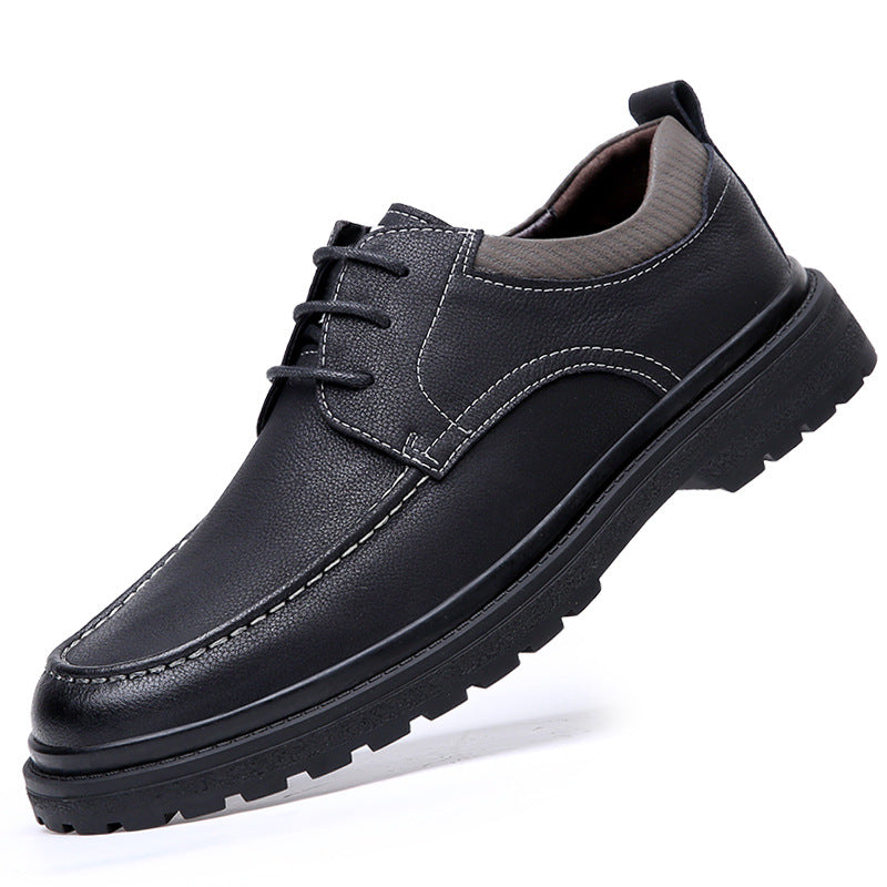 Men's Autumn Trendy Genuine England Style Retro Leather Shoes