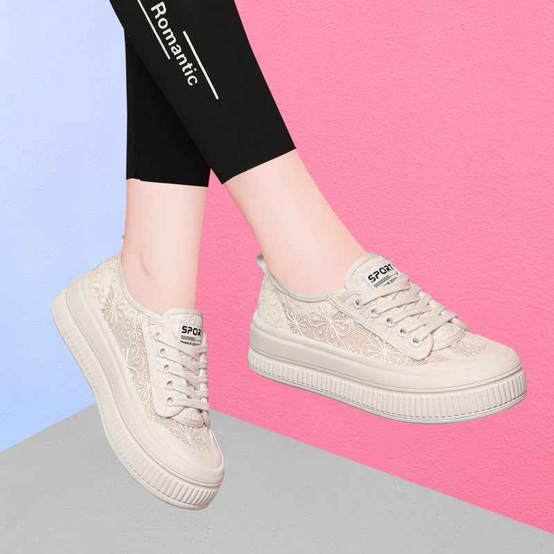 Women's Lace Fisherman Summer Board With Skirt Men's Shoes