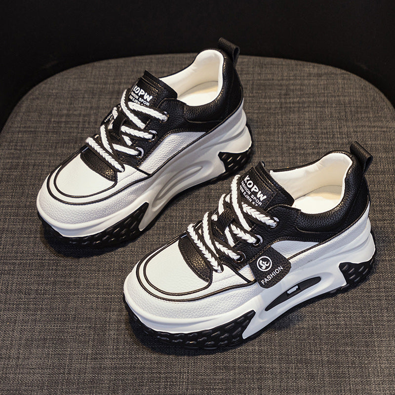 Women's Dad Pop-up Autumn Lightweight Platform Height Women's Casual Shoes