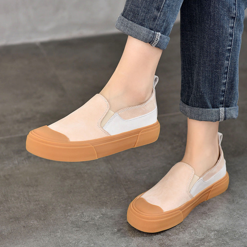 Women's Activity Price Leisure First Layer Cowhide Soft Casual Shoes