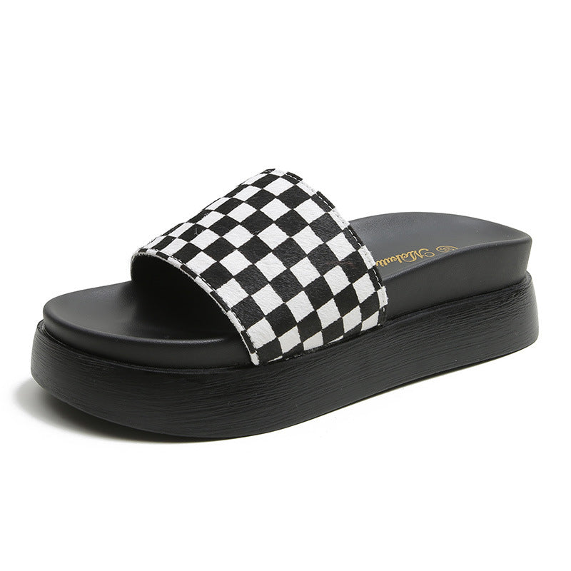 Women's Genuine Platform Summer Outdoor Fashionable Fairy Slippers