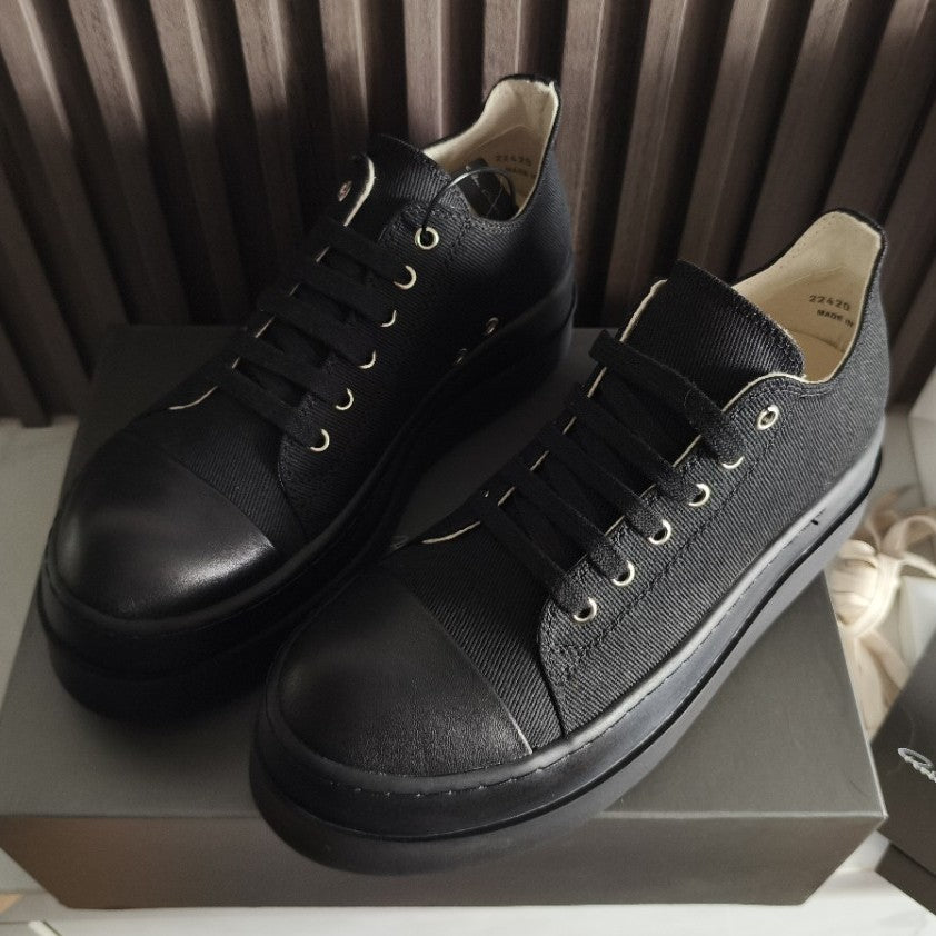Men's Bottom Extra Black Breathable Korean Trendy Men's Shoes