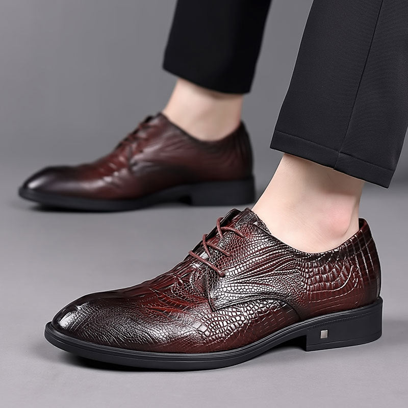 Men's Style Genuine Autumn Business Formal Wear Leather Shoes