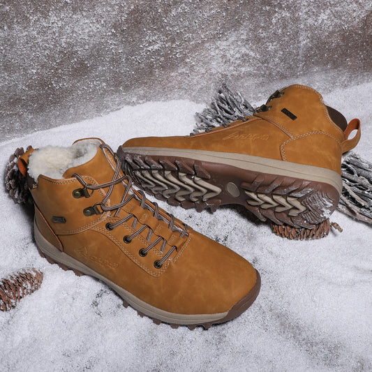 Women's & Men's Winter Fleece-lined Warm Plus Size Snow Boots