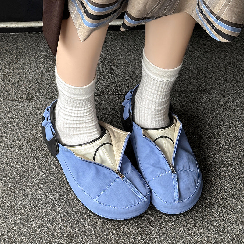 Women's & Men's Closed Toe Half Outdoor Trend Commuter Platform Sandals