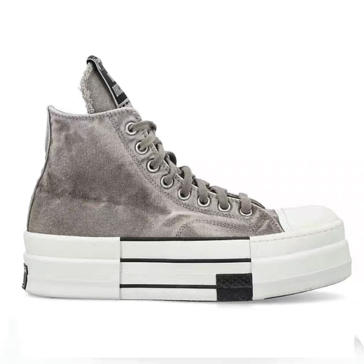 Version National Fashion Couple Washed Denim Canvas Shoes