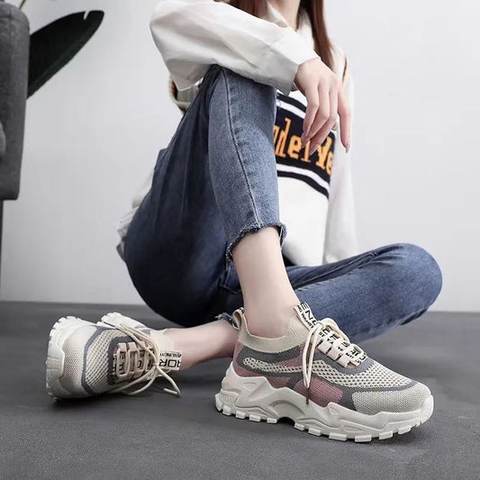 Women's Sports Breathable Soft Bottom Light Running Casual Shoes