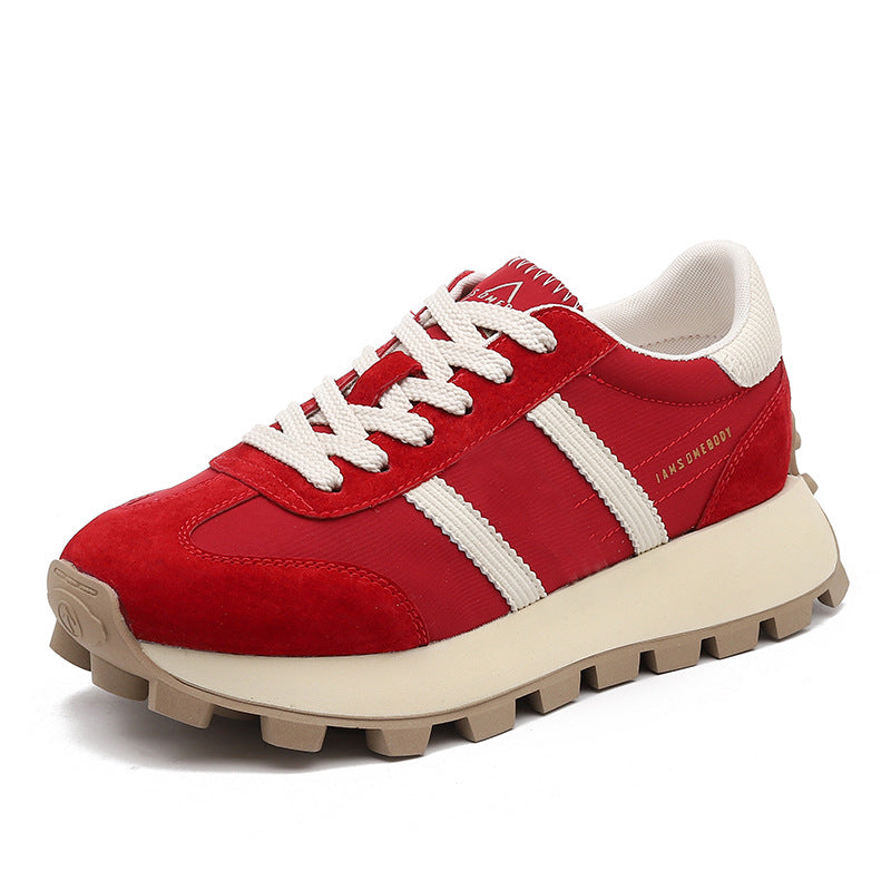 Women's Small Thick Bottom Height Increasing Breathable Sneakers