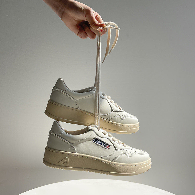 Women's Platform Calf Niche Korean Style Sports Sneakers