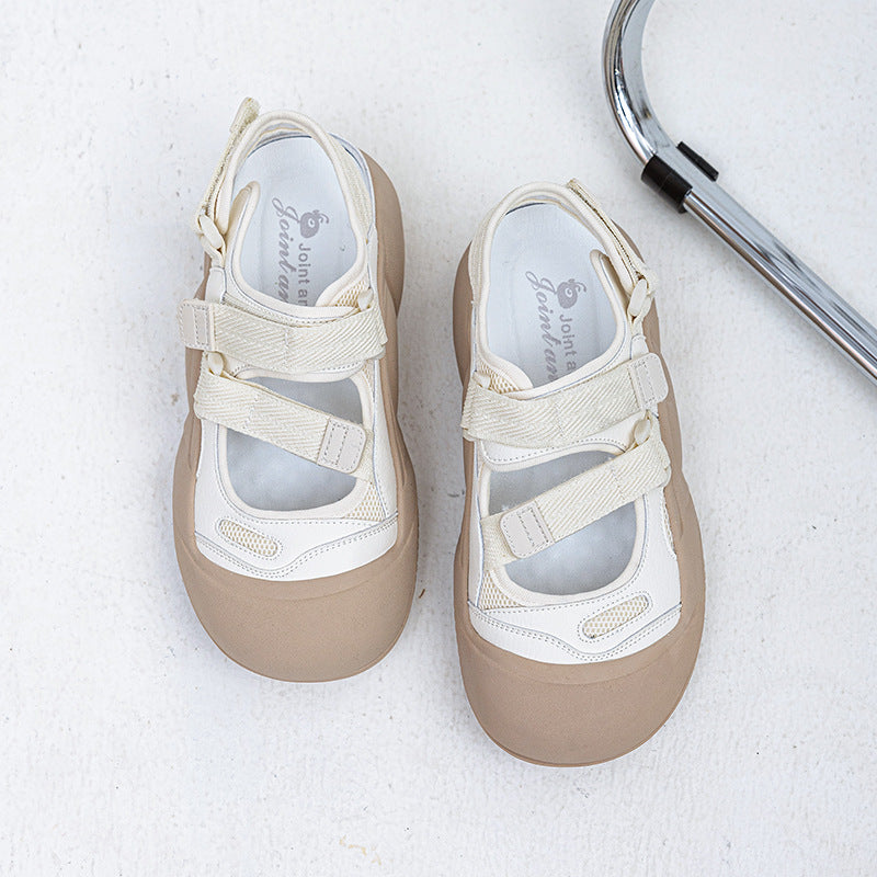 Women's Summer Wear Thick Bottom Round Head Breathable Sandals