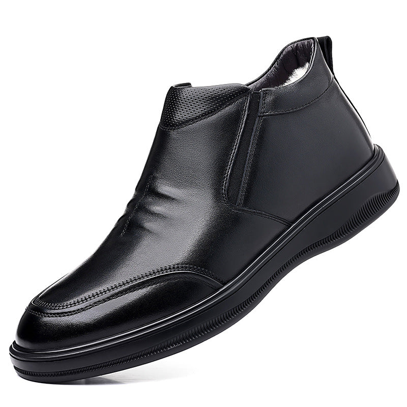Men's Winter Cotton Dad Wool Warm Real Men's Shoes