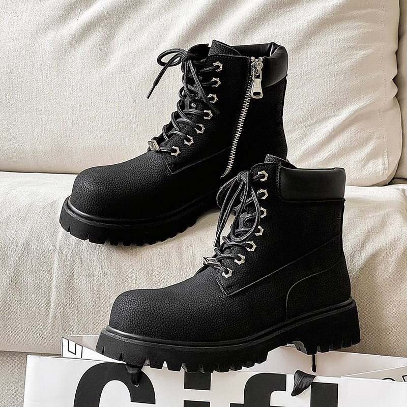 Men's Martin Trendy Design British Style Thick Bottom Boots