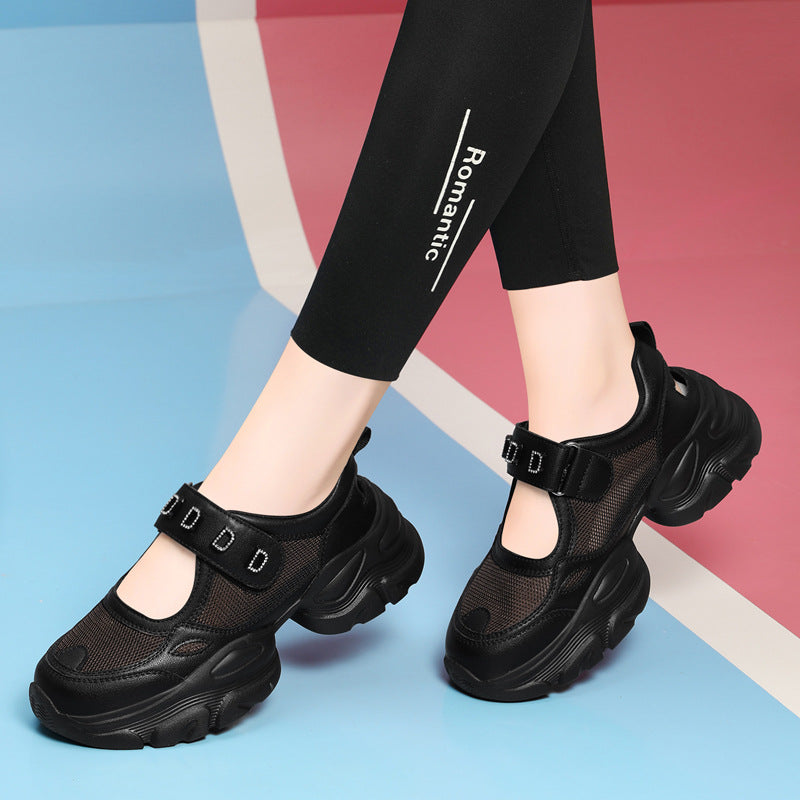 Women's Summer Wedge Platform Fashion Mesh Sports Sneakers